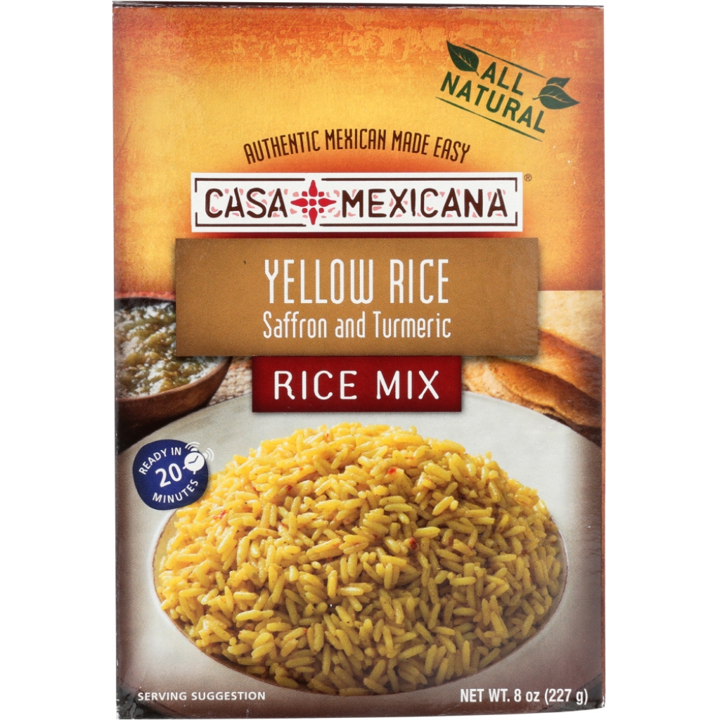 Casa Mexicana Yellow Rice - Authentic Mexican Flavor, 8 oz