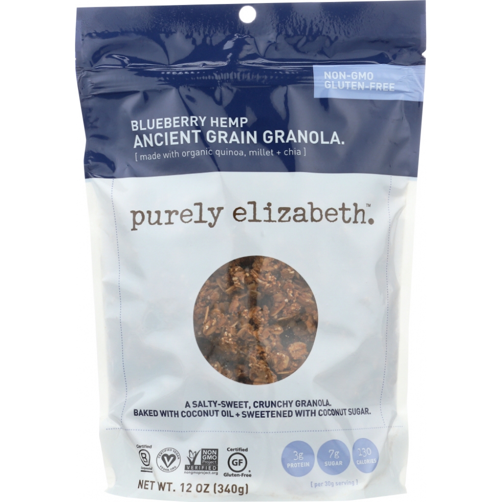 Blueberry Hemp Ancient Grain Granola