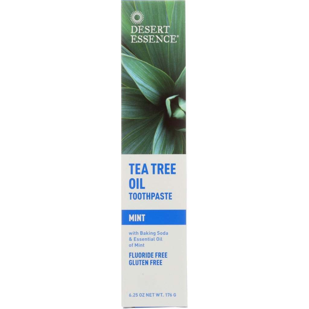 Natural Tea Tree Oil Toothpaste Mint, 6.25 oz