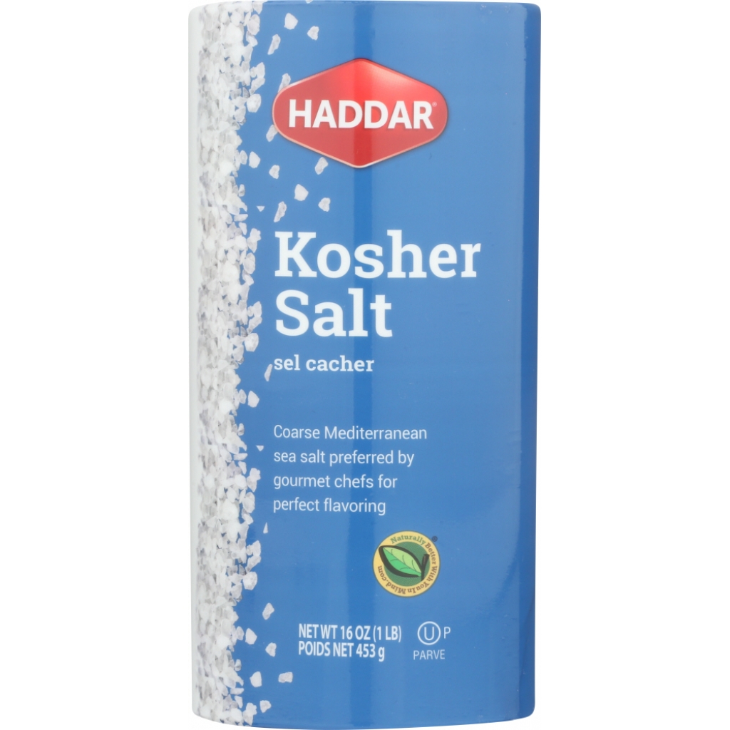 Haddar Kosher Salt - 16 oz