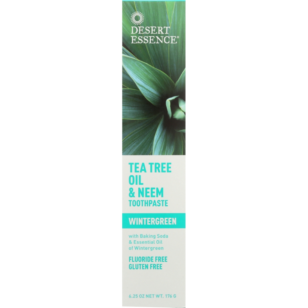 Neem & Tea Tree Wintergreen Toothpaste - 6.25 oz