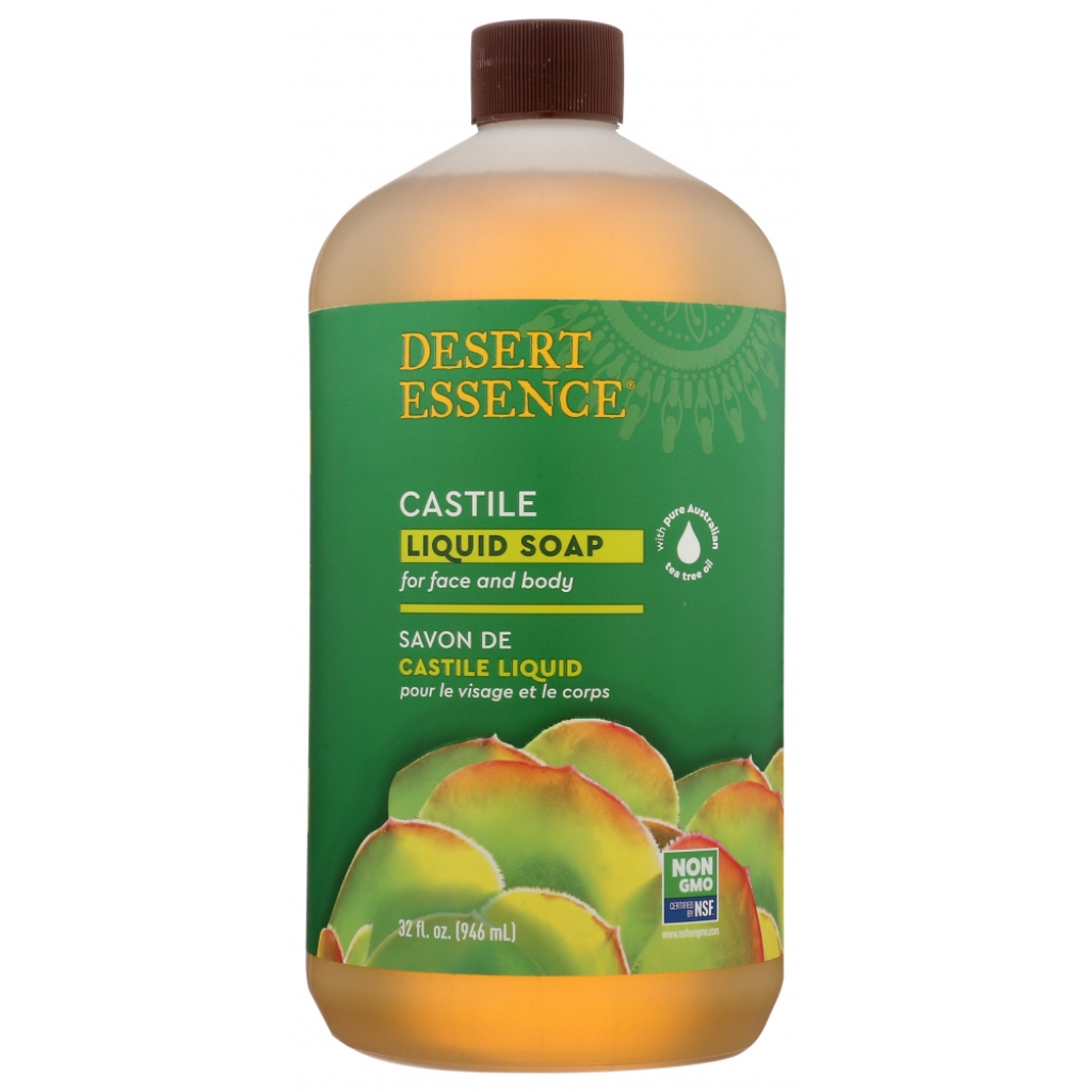 Castile Liquid Soap with Eco-Harvest Tea Tree Oil