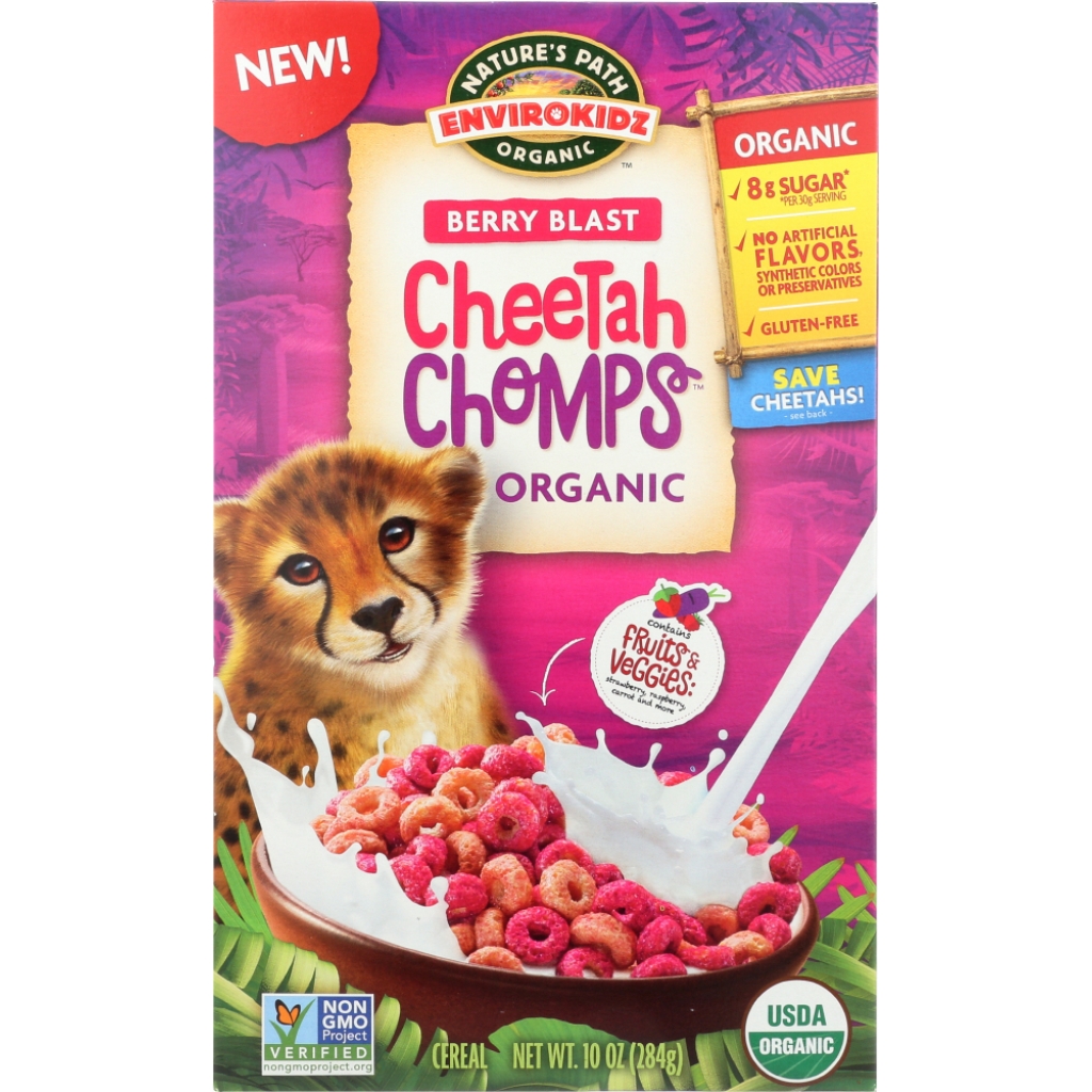 Cheetah Organic Kids Cereal, 10 oz