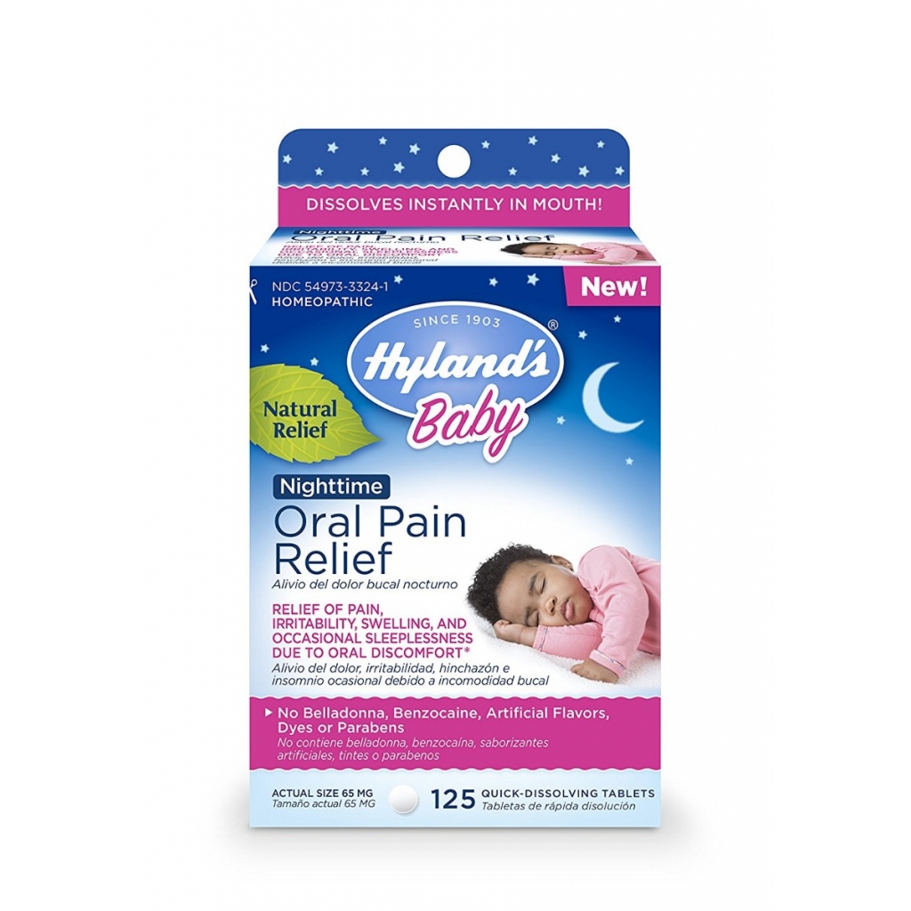 Oral Pain Relief Baby Nighttime Tablets - Comforting Care