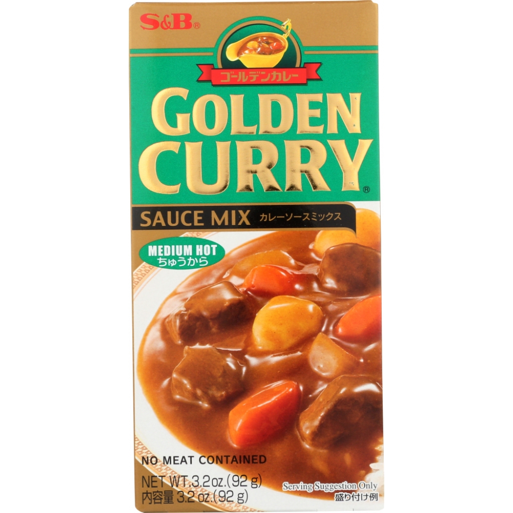 Golden Curry Mix Medium Hot - 3.2 oz