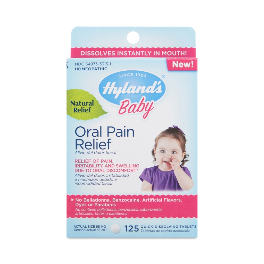 Daytime Baby Oral Pain Relief Tablets - 125 count