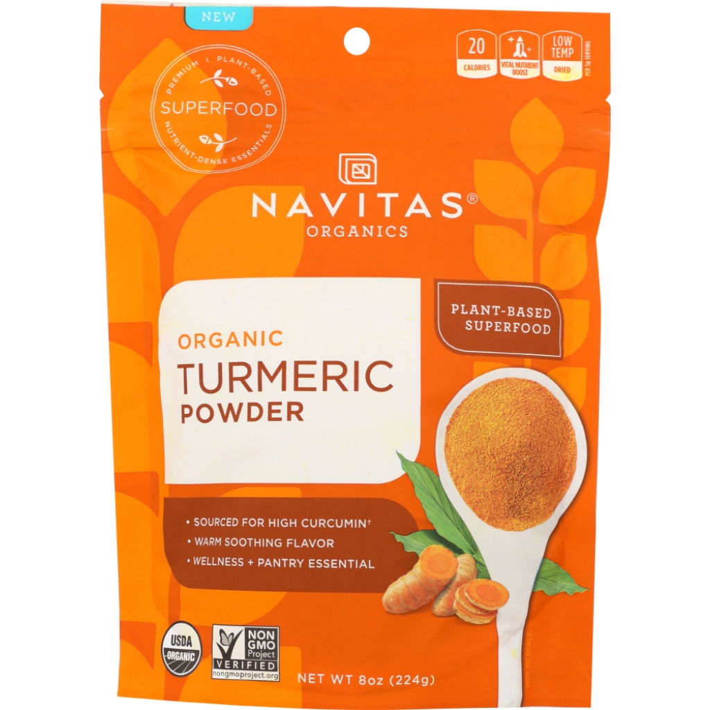 Organic Turmeric Powder, 8 oz