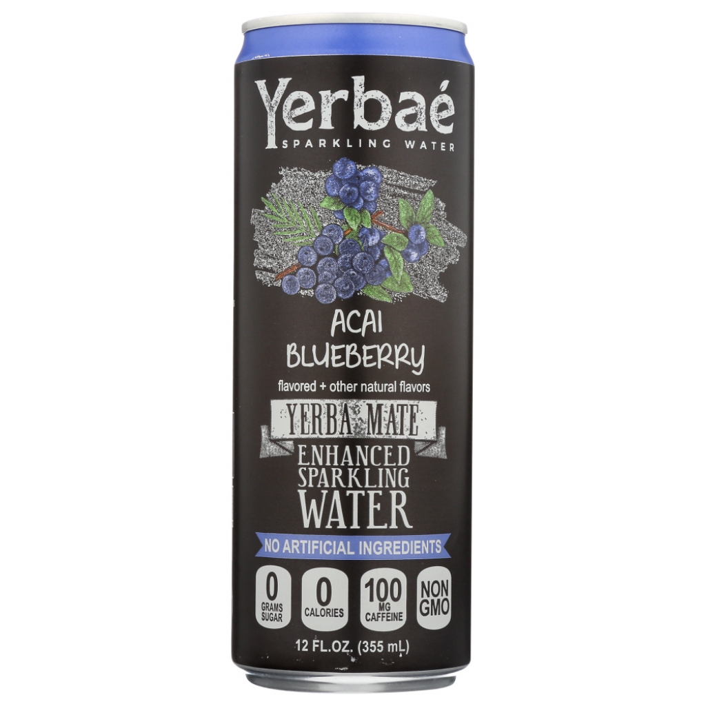 Enhanced Sparkling Water with Acai Blueberry, 12 fl oz