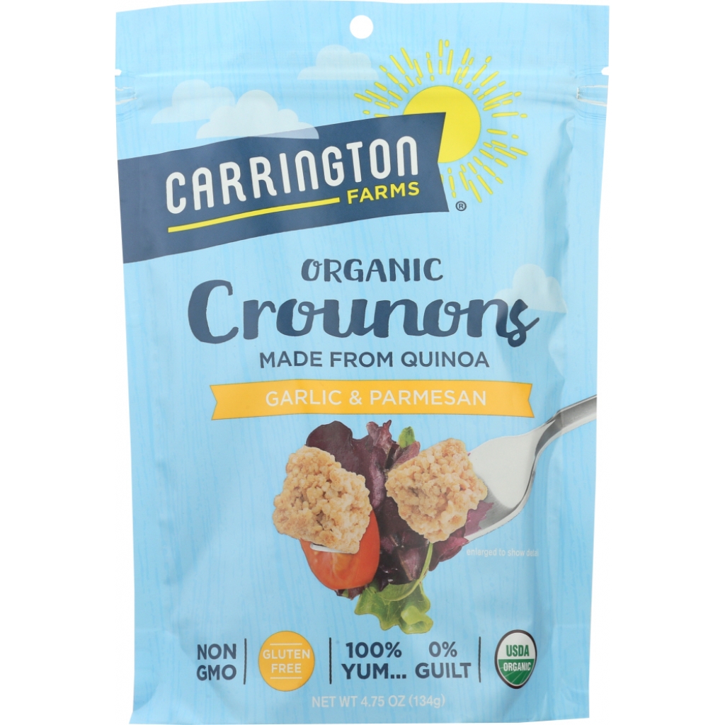 Organic Garlic and Parmesan Croutons - Gluten Free & Vegan