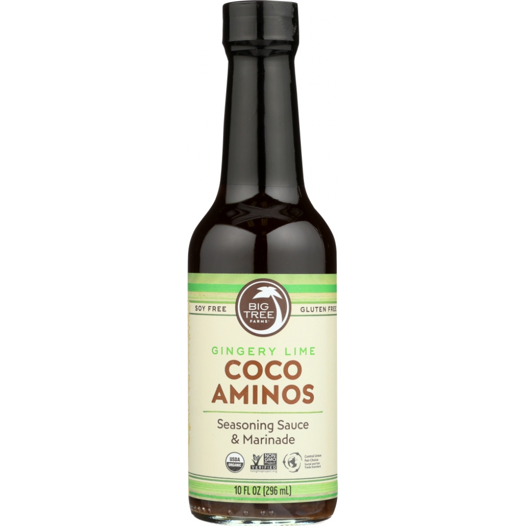 Gingery Lime Coco Aminos Seasoning Sauce, 10 oz