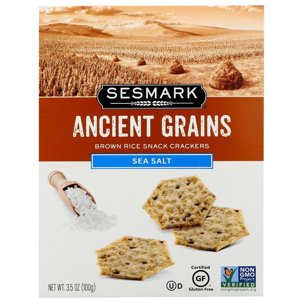 Ancient Grains Brown Rice Snack Crackers