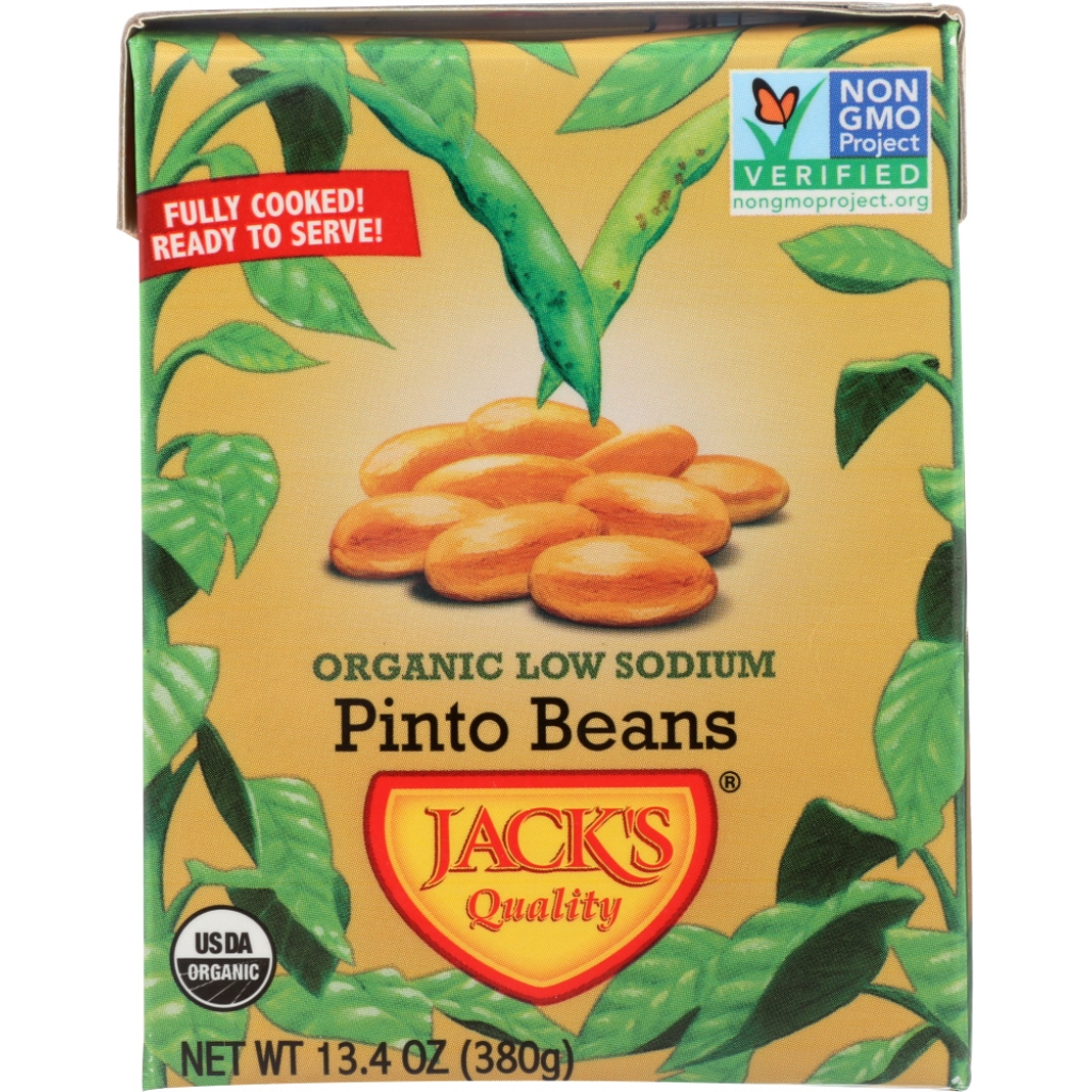 Organic Low Sodium Pinto Beans - 13.4 oz