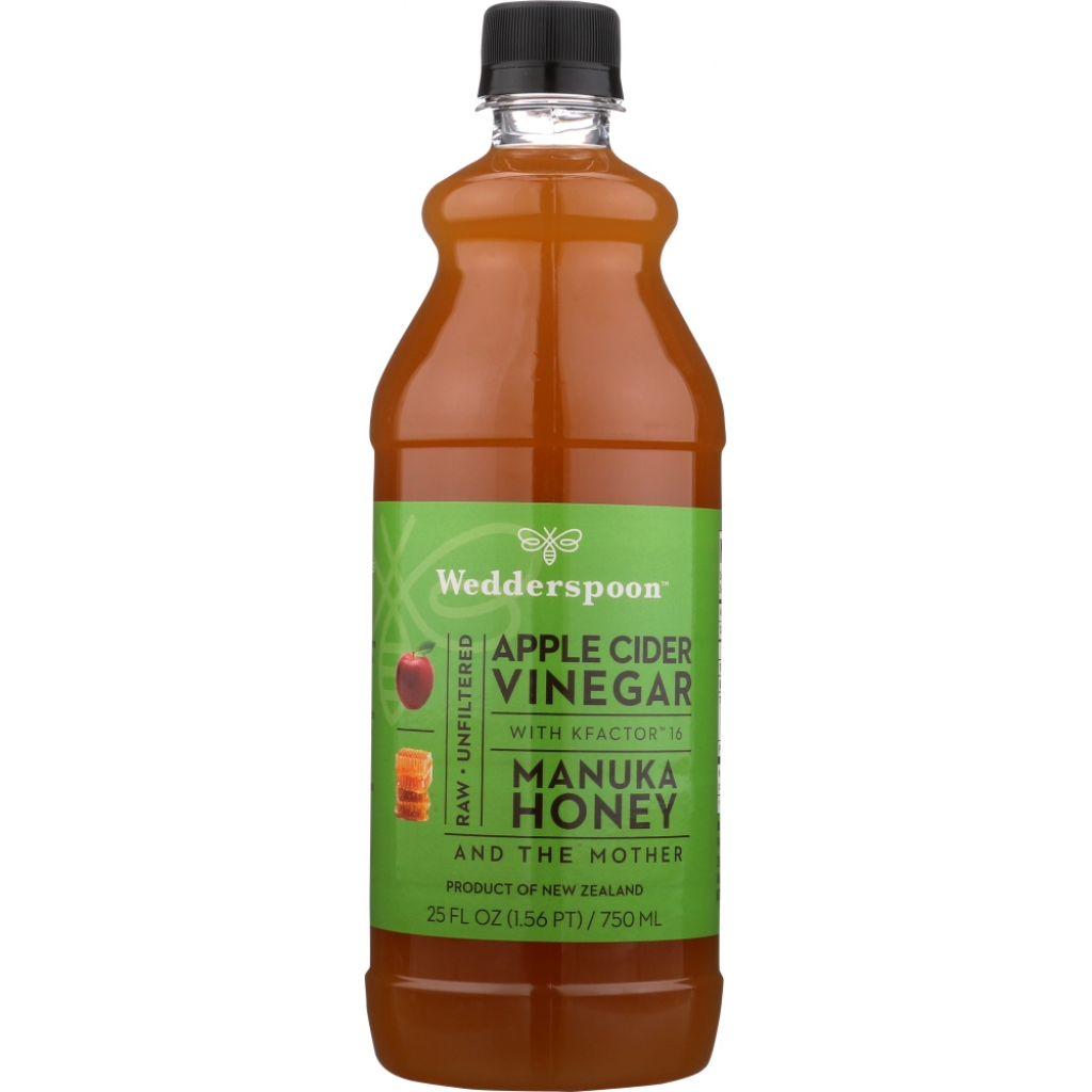 Wedderspoon Apple Cider Vinegar with Manuka Honey - 25 oz