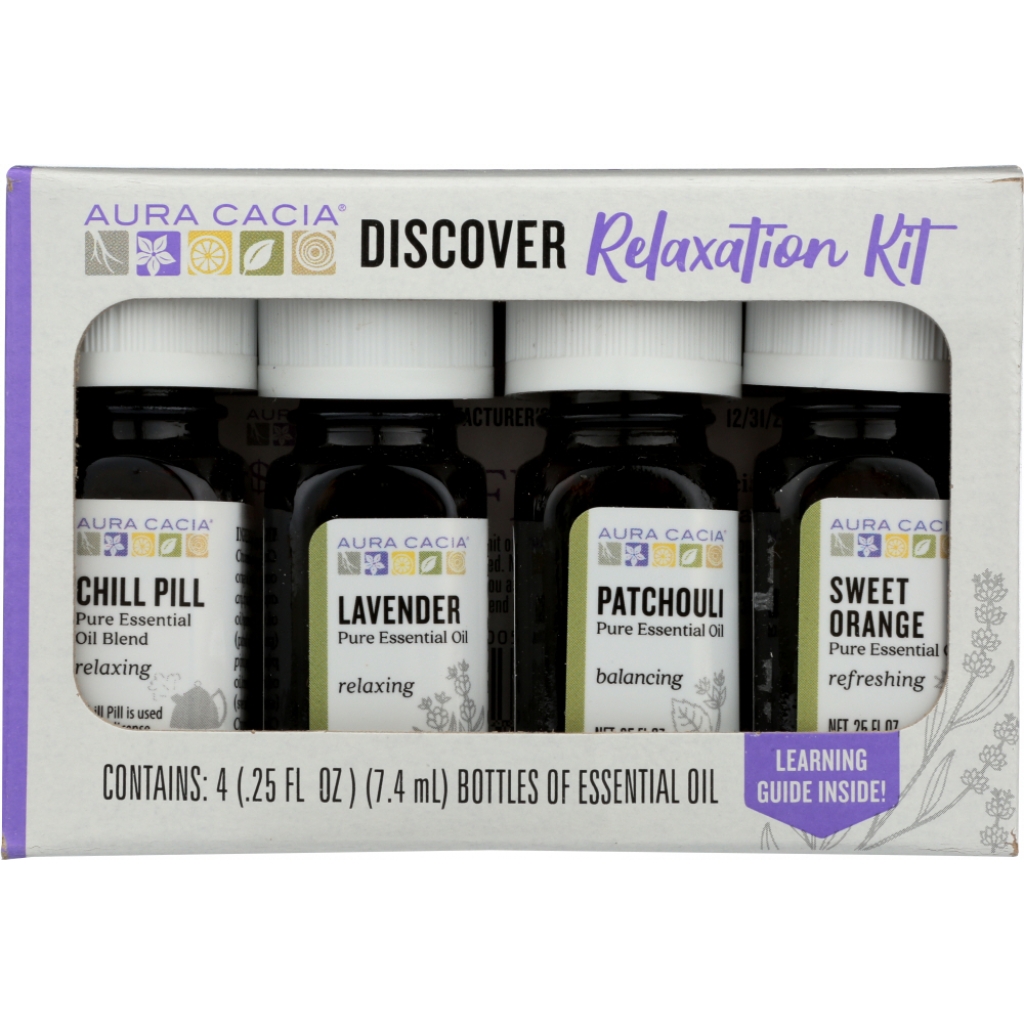 Relaxation Essential Oil Kit - Aromatherapy for Calm