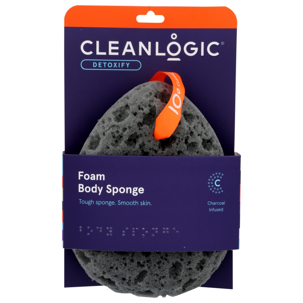 Charcoal Infused Sea Foam Sponge - 1 ea