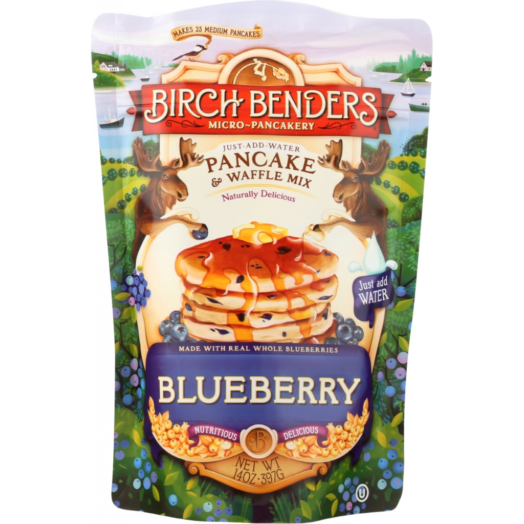 Blueberry Pancake and Waffle Mix, 14 oz