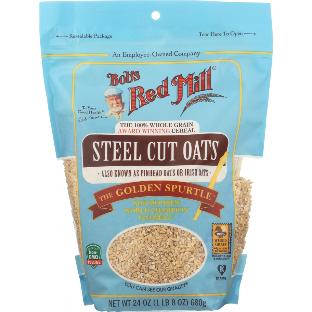 Whole Grain Steel Cut Oats, 24 oz