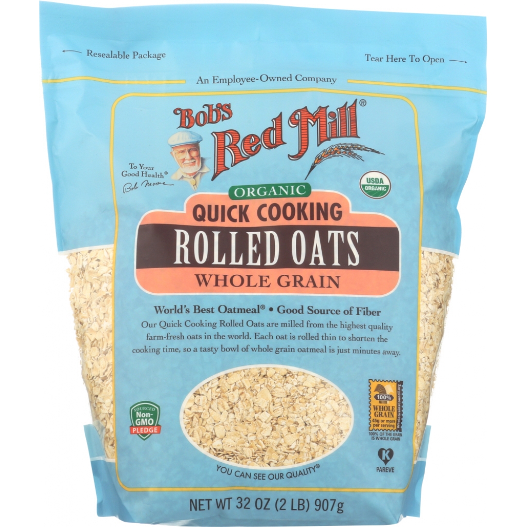 Organic Quick Cooking Rolled Oats