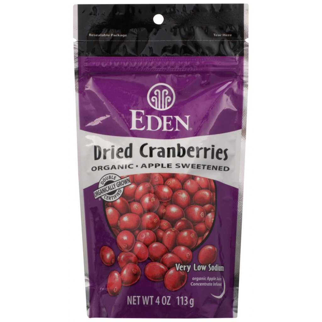 Organic Apple-Sweetened Dried Cranberries