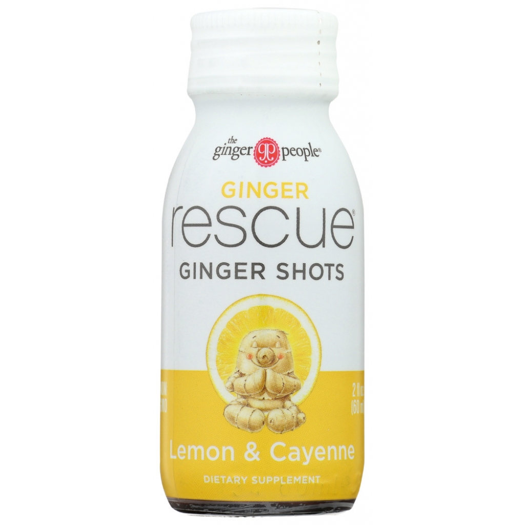 Rescue Ginger Shots with Lemon and Cayenne - 2 oz