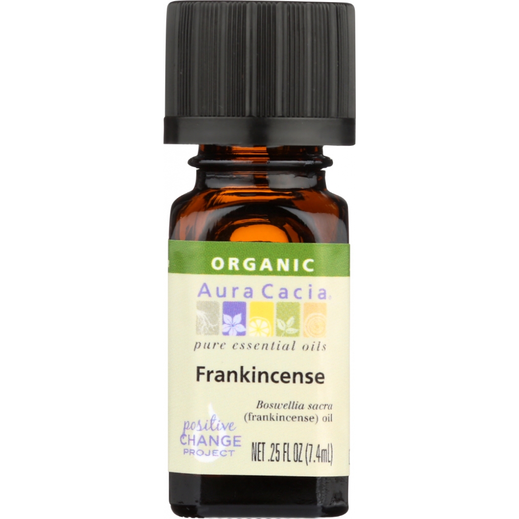 Aura Cacia Organic Frankincense Essential Oil - 0.25 oz