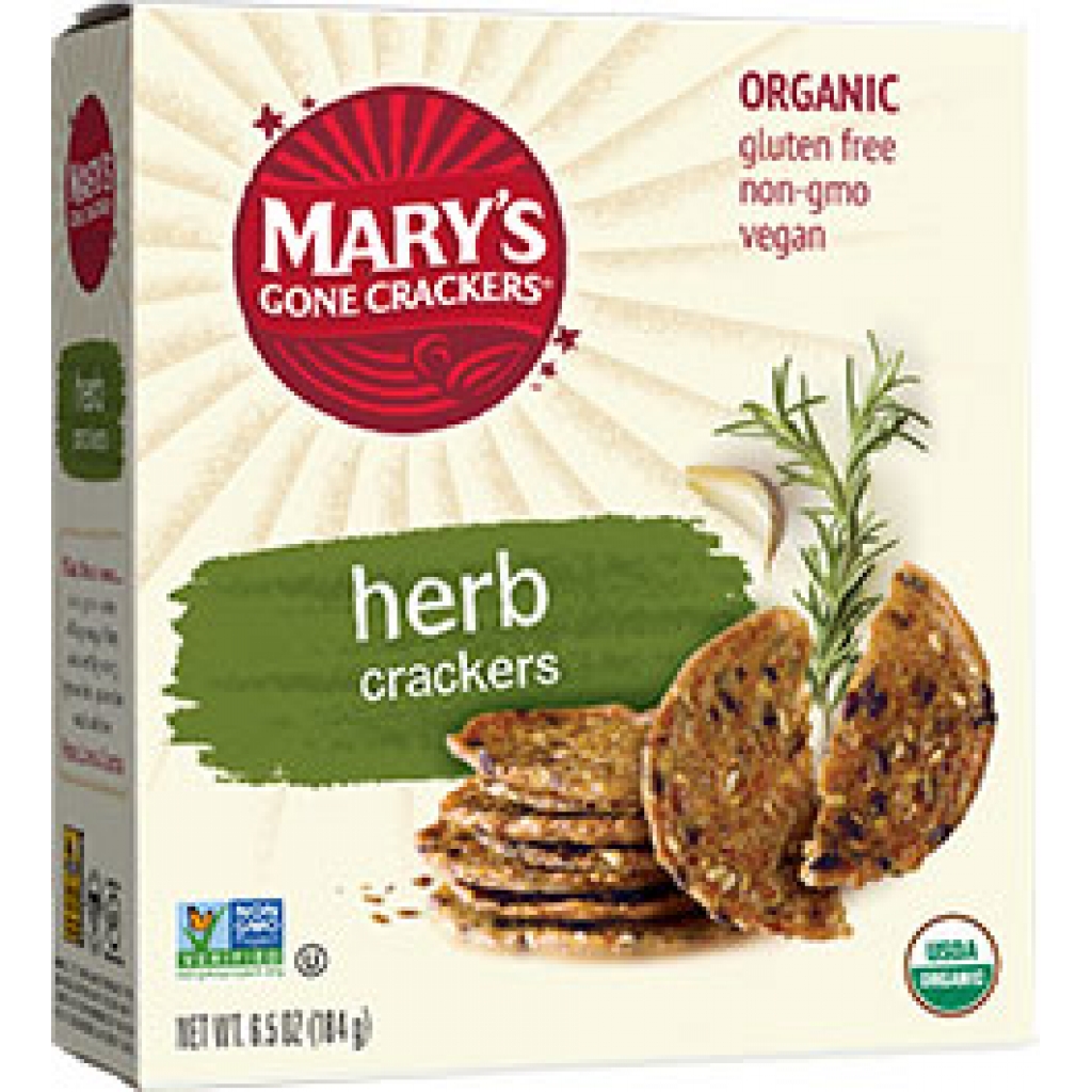 Garlic Rosemary Gluten-Free Crackers - 5 oz