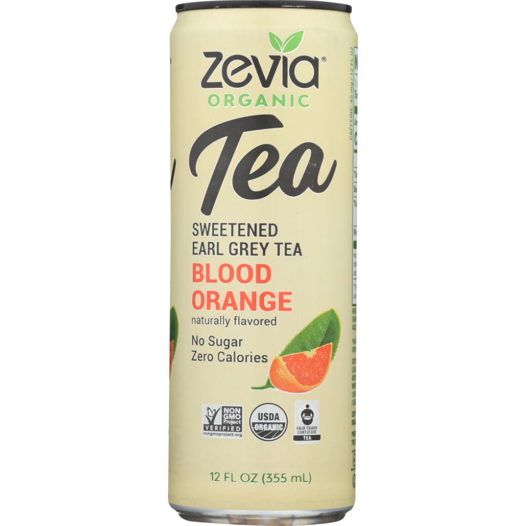 Zevia Organic Earl Grey Tea with Blood Orange