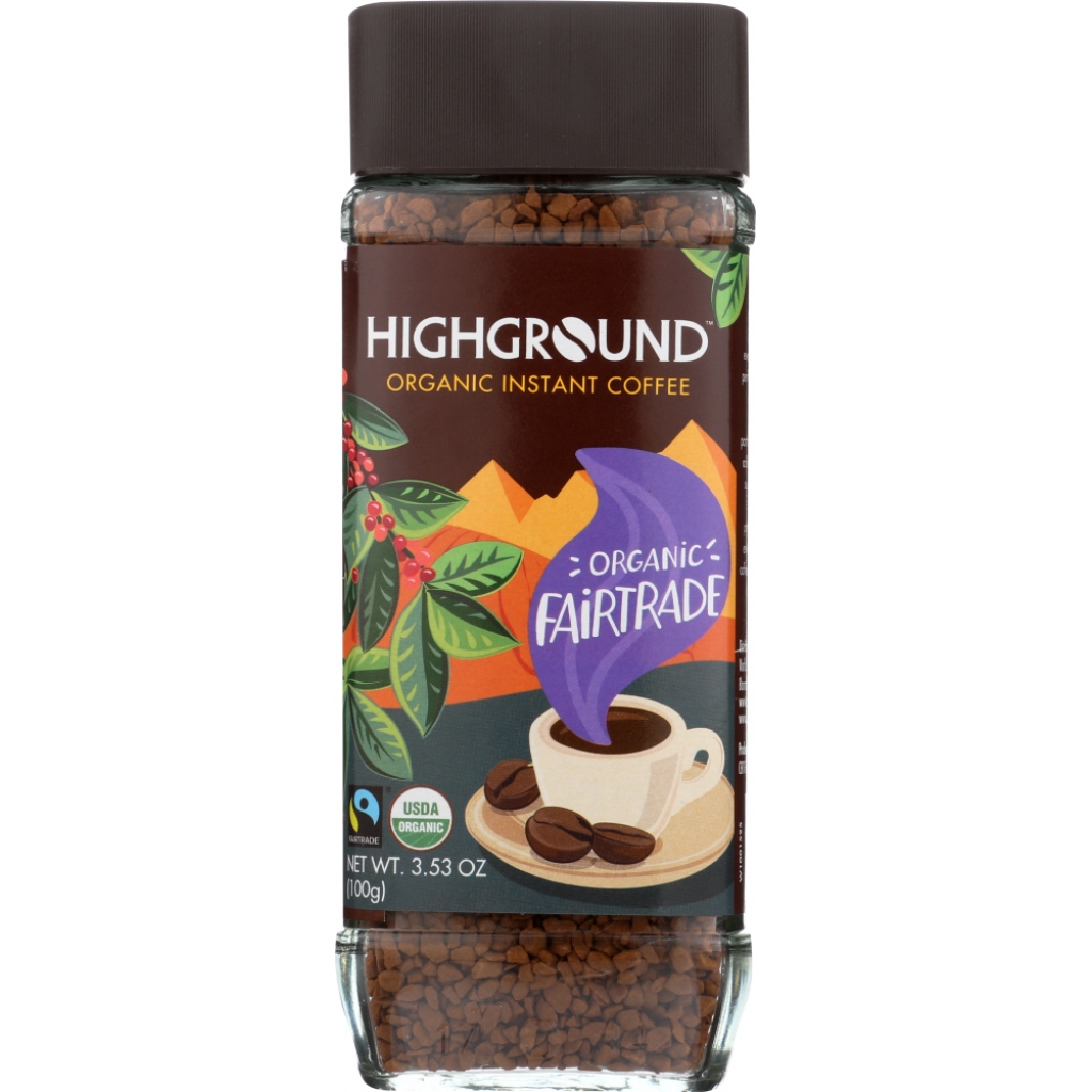 Organic Instant Regular Coffee, 3.53 oz - Fair Trade