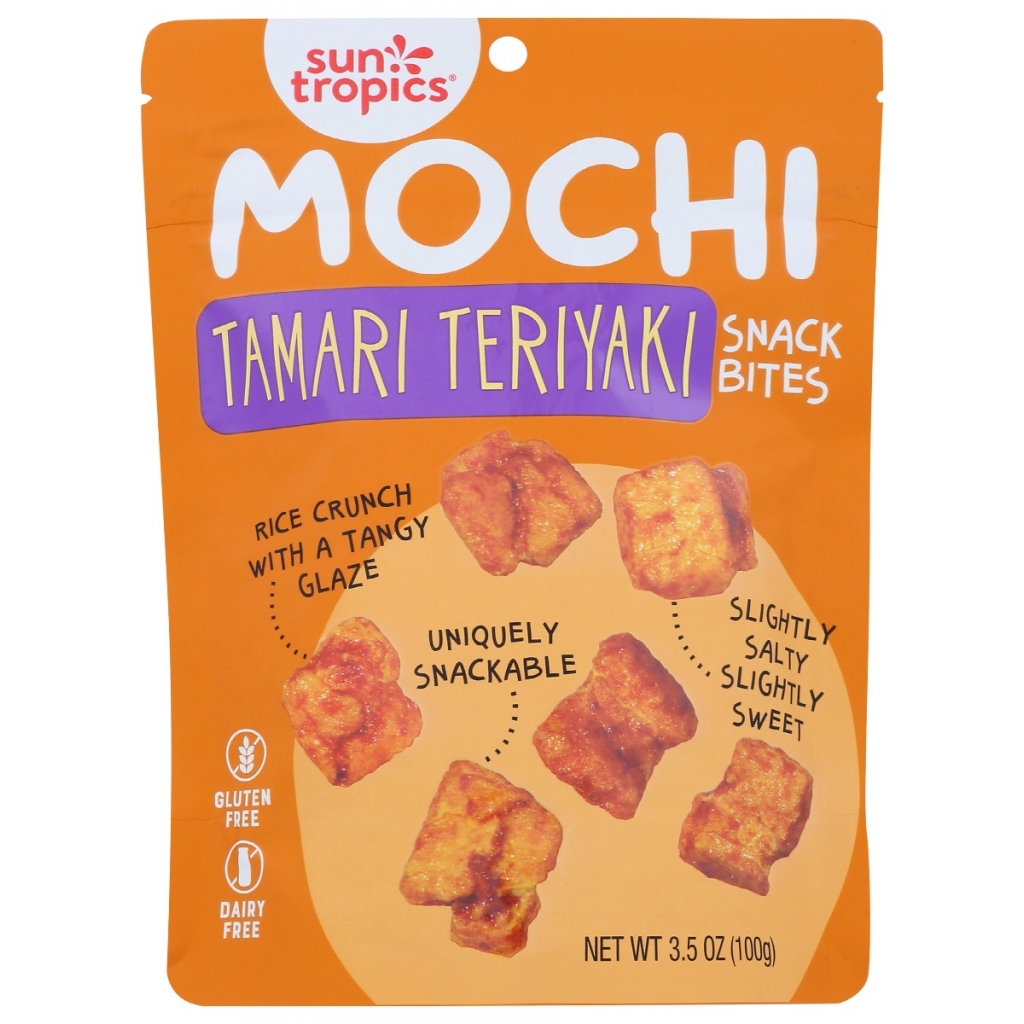 Delicious Mochi Tamari Teriyaki Snack Bites, 3.5 oz