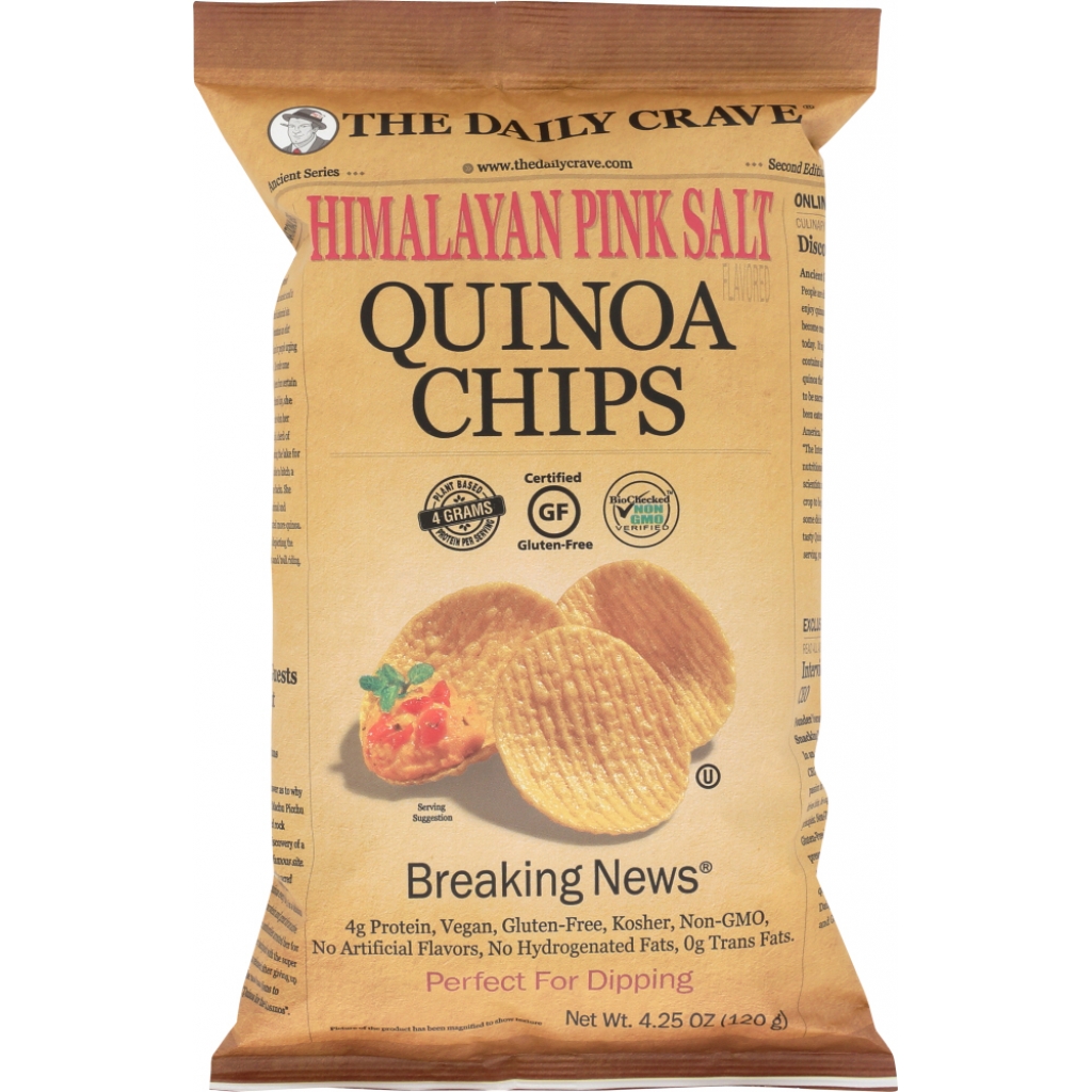 Himalayan Pink Salt Quinoa Chips