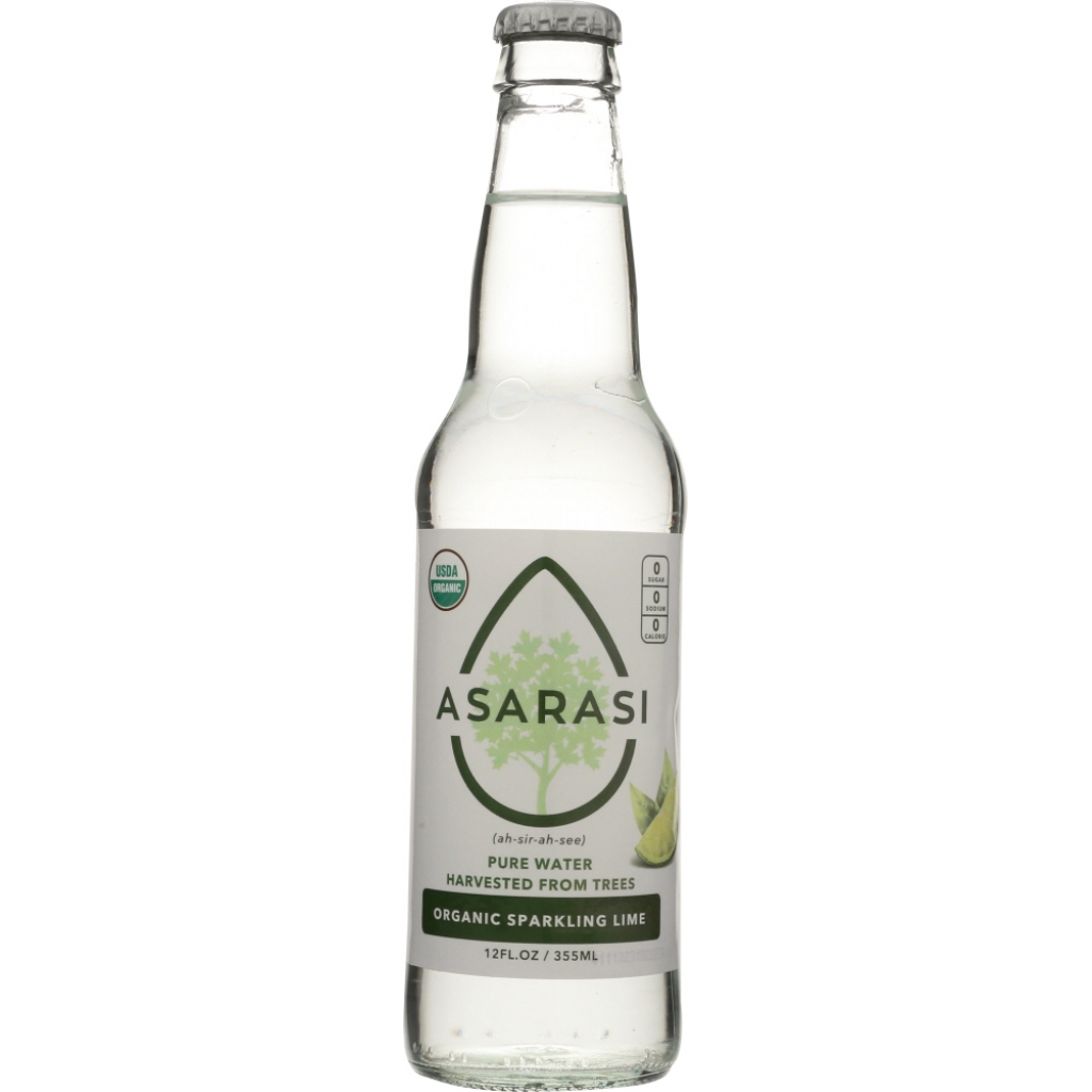 Sparkling Water with Lime, 12 oz