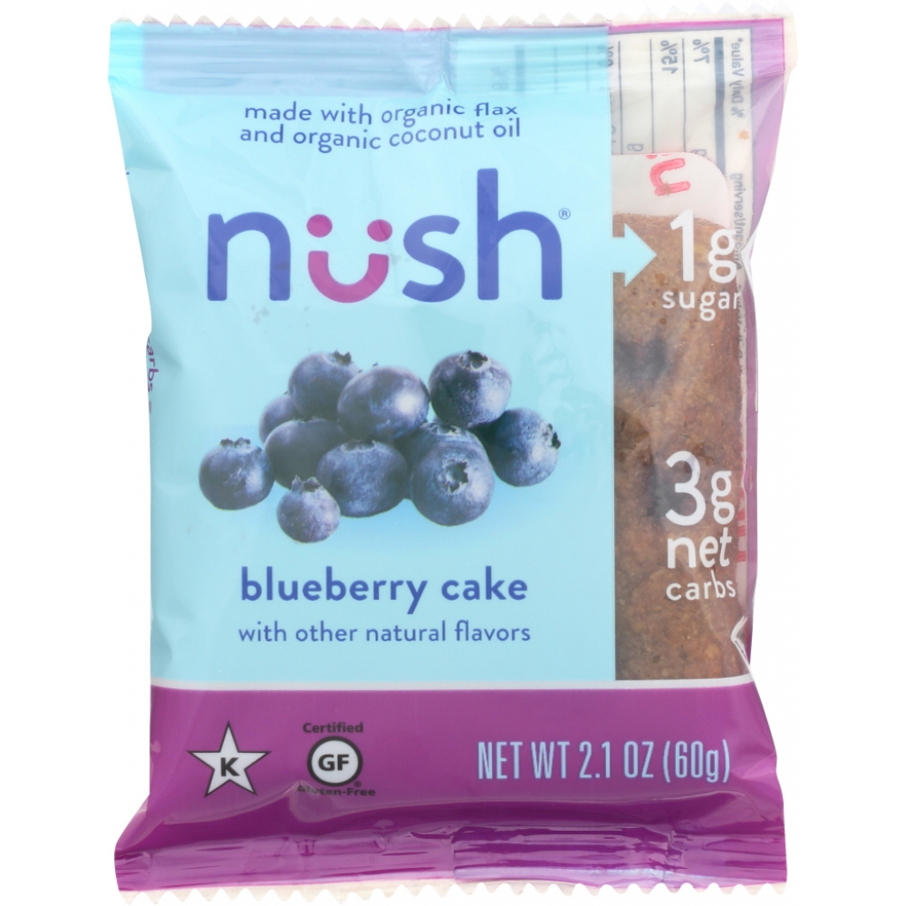 Nush Blueberry Cake - 2.1 oz