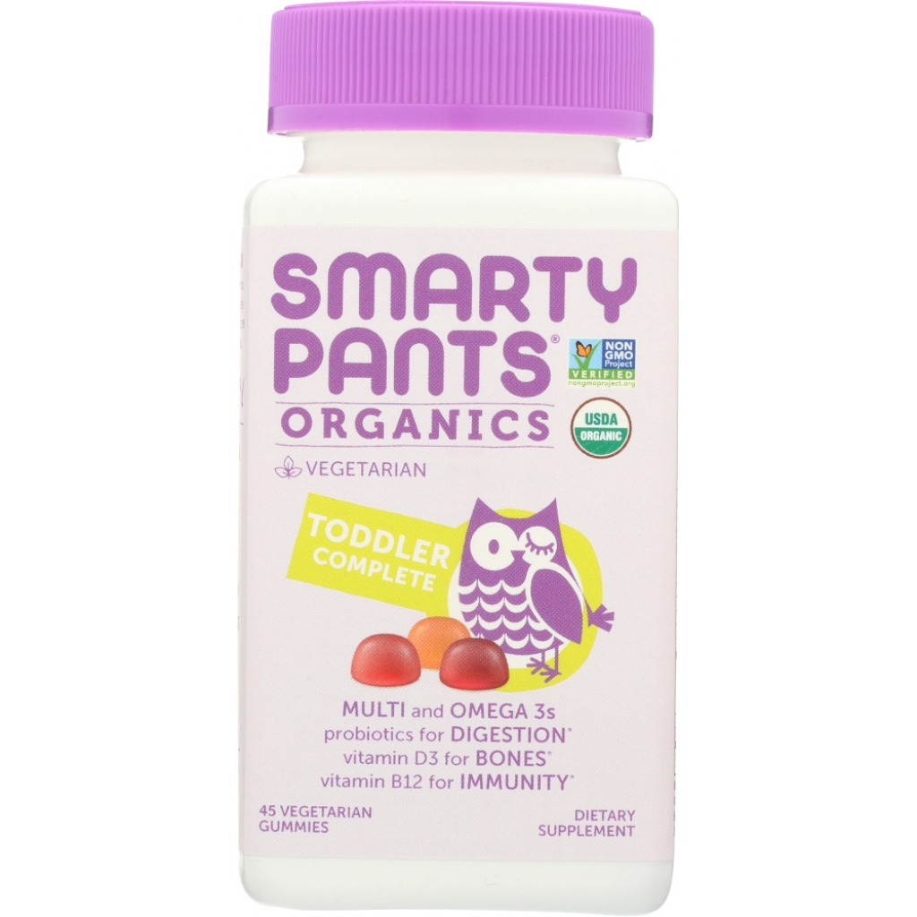 Organic Toddler Complete Vitamins, 45 count