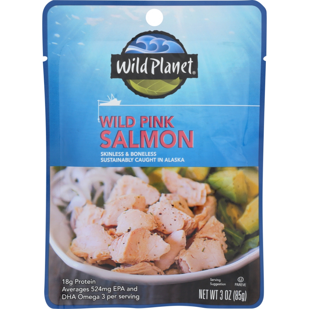 Wild Pink Salmon Pouch, 3 oz