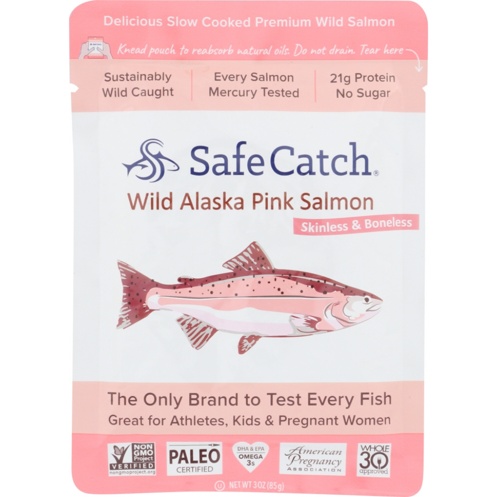 Wild Alaska Pink Salmon Single Serve Pouch - 3 oz