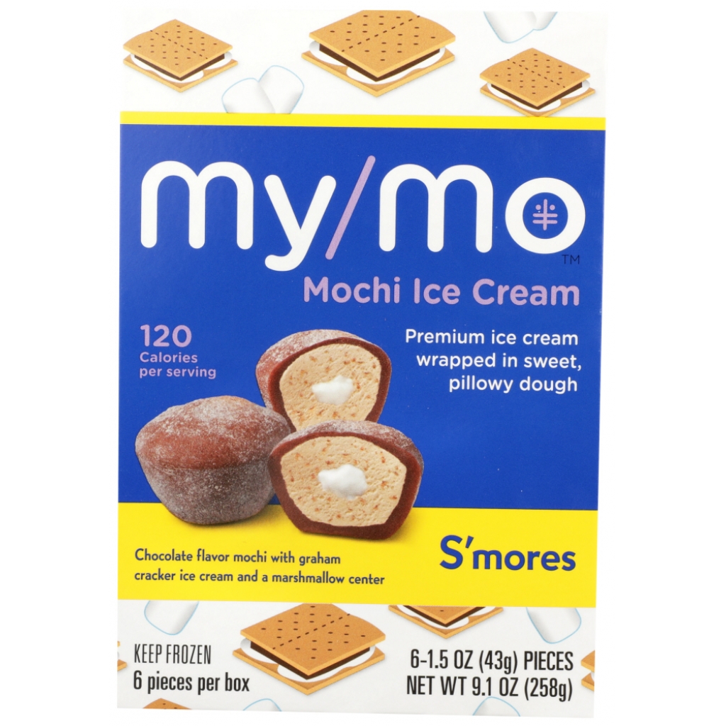 MY/MO: Smores Ice Cream Mochi, 6 Count