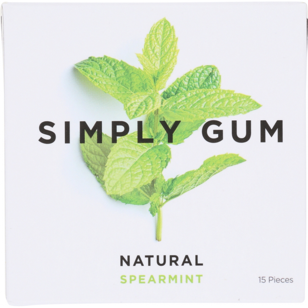 Natural Spearmint Chewing Gum - Eco-Friendly