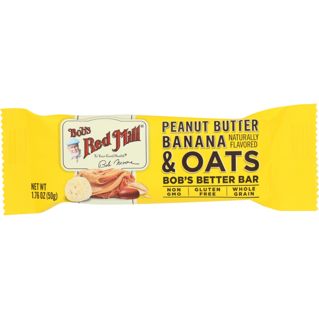 Bob’s Bar - Peanut Butter Banana and Oats - Wholesome Snack