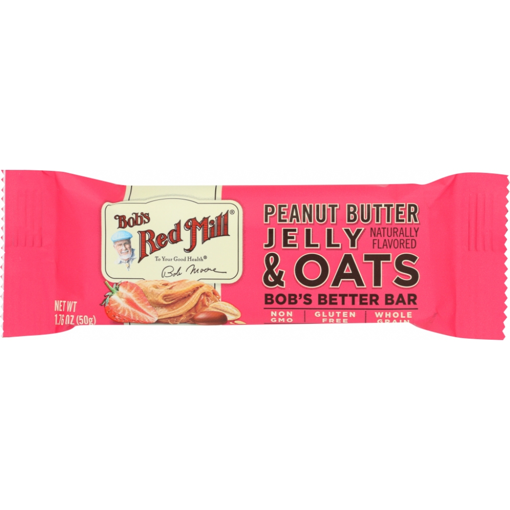 Nutritious Peanut Butter, Jelly & Oats Bob's Bar - 1.76 oz