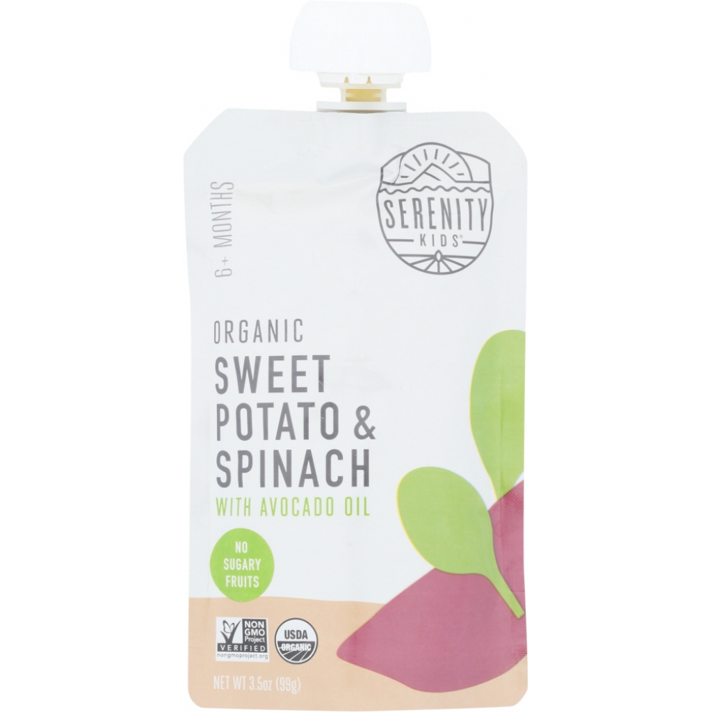 Organic Sweet Potato & Spinach Baby Food: Nutritious & Flavorful