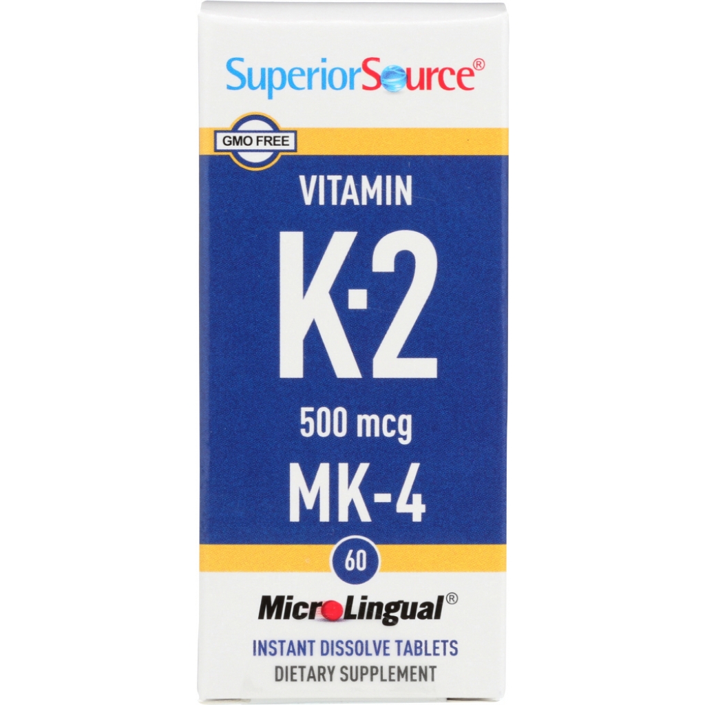 Vitamin K2 (MK4) 500mcg - 60 Tablets