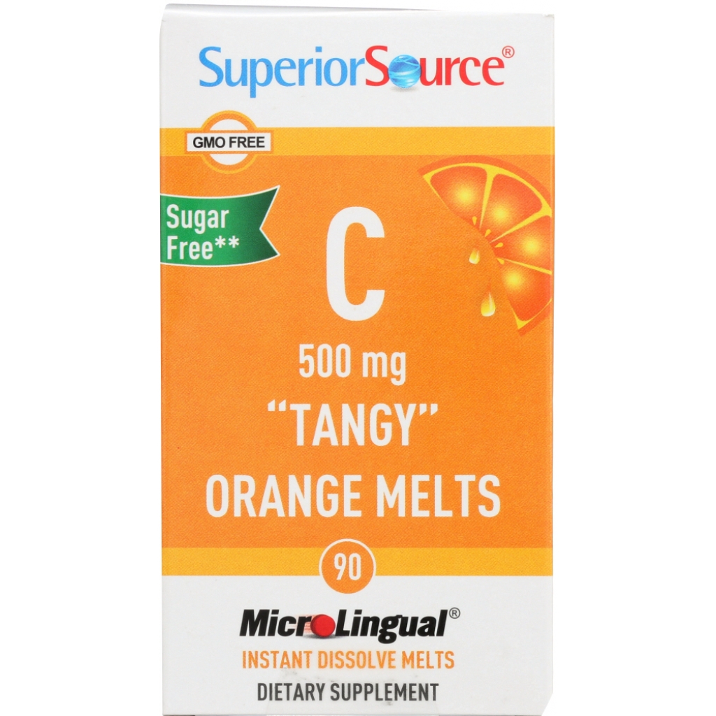 Vitamin C 500mg Tangy Orange Melts - Immune Support