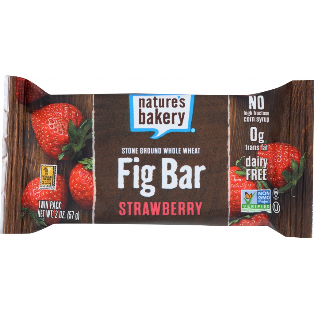 Strawberry Whole Wheat Fig Bars, 2 oz