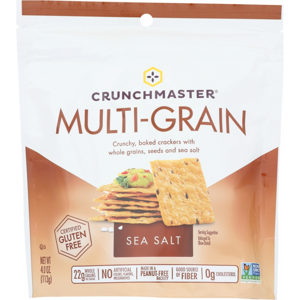 Crunchmaster Multi Grain Crackers Sea Salt - 4 oz