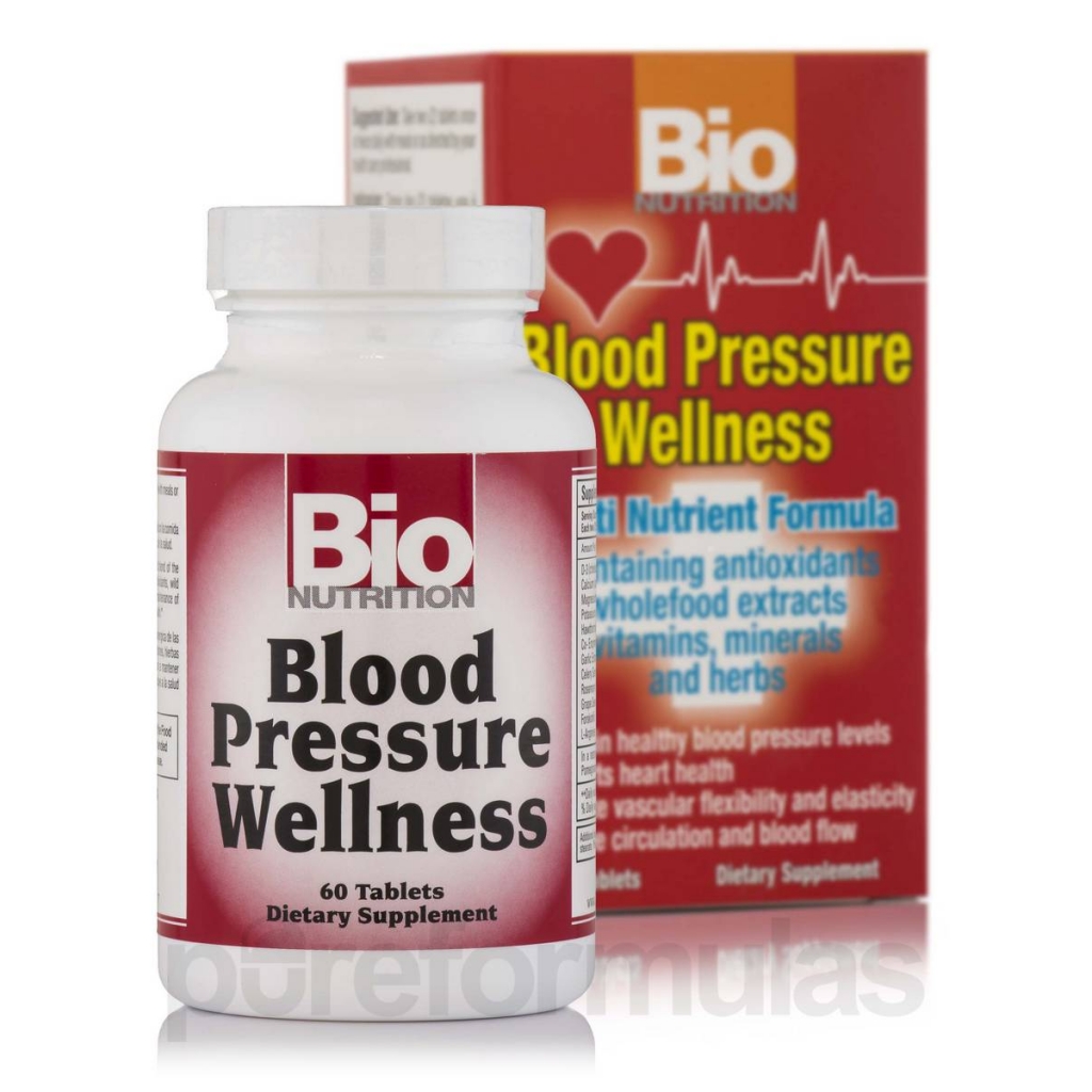 Blood Pressure Wellness Supplement - 60 Tablets