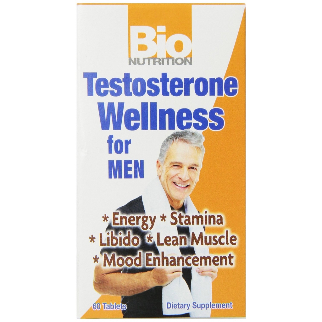 Natural Testosterone Wellness Supplement for Men - 60 Tablets