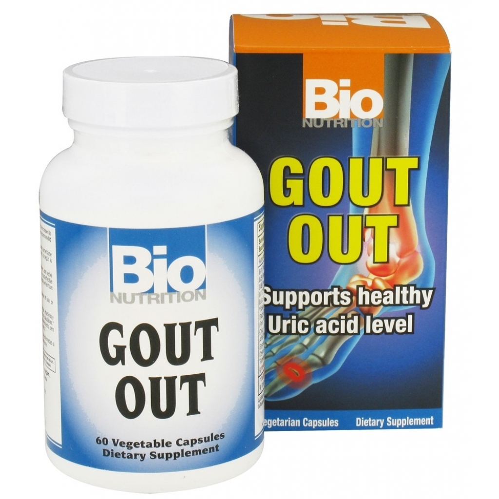 Gout Out Dietary Supplement, 60 Vegetarian Capsules