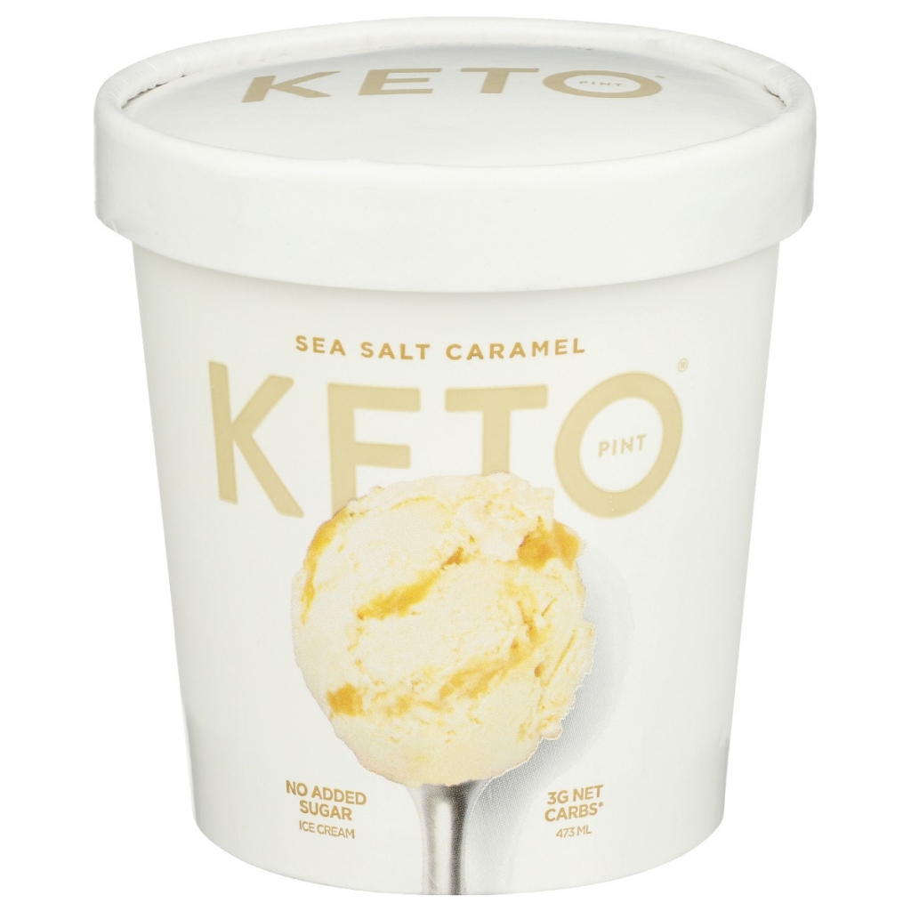 Sugar-Free Sea Salt Caramel Ice Cream - 1 Pint