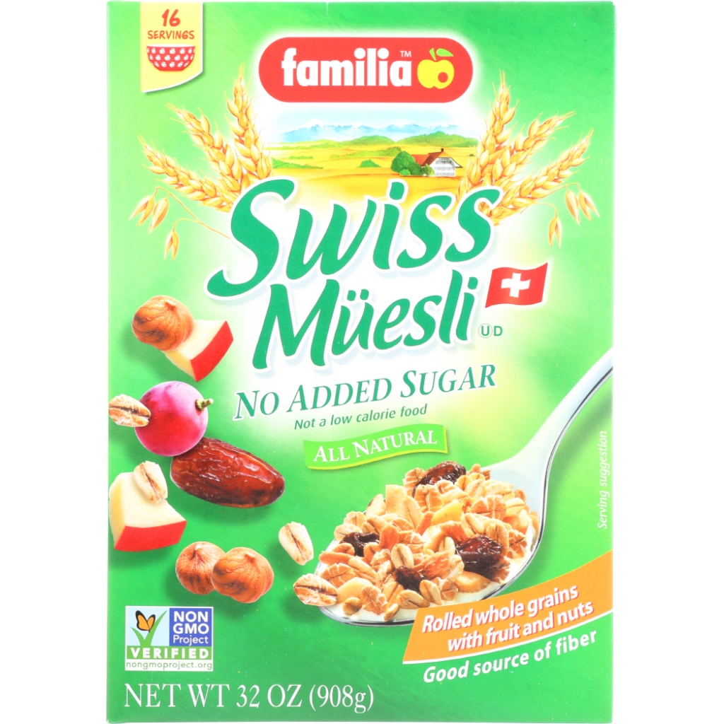 Swiss Muesli Cereal No Sugar Added