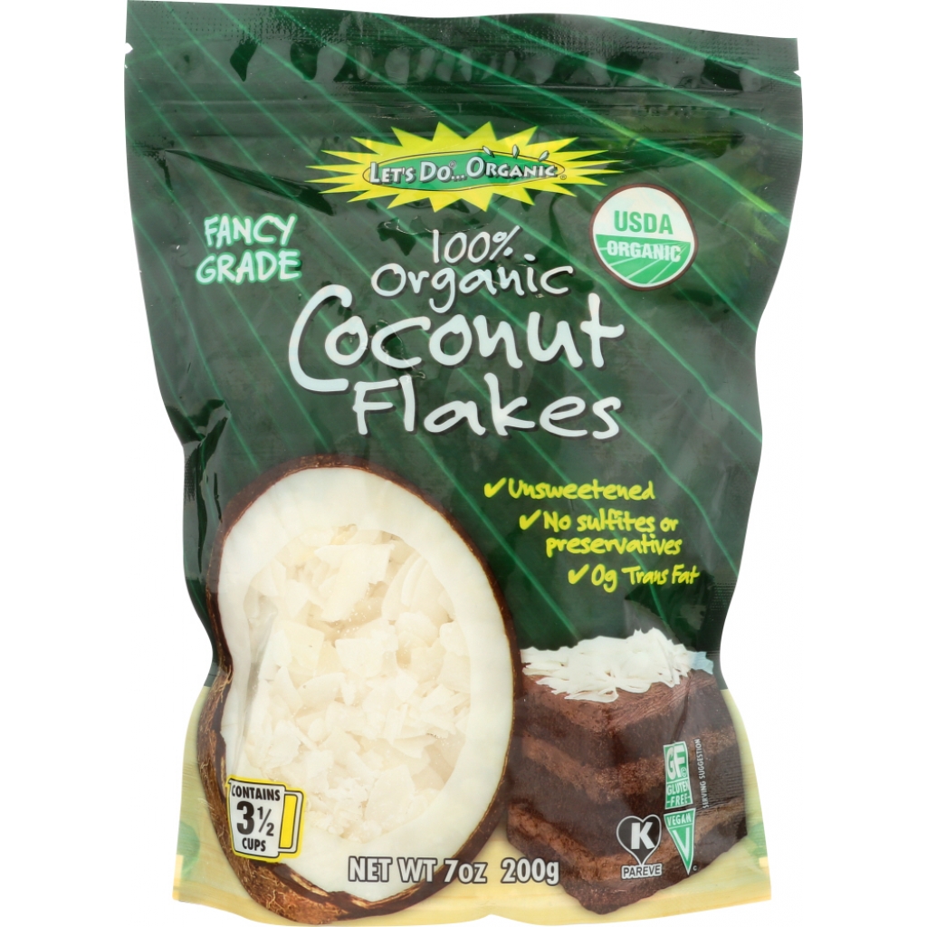 Organic Coconut Flakes, 7 oz - Perfect for Baking and Snacking